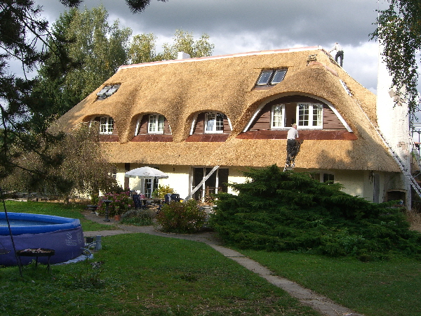 Ein schnes Reetdach ist wie ein Krone auf Ihr Haus!