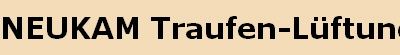 NEUKAM Traufen-L�ftungs-Gitter