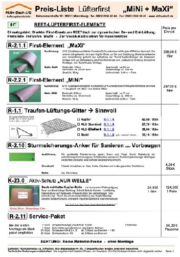 Preisliste_REET