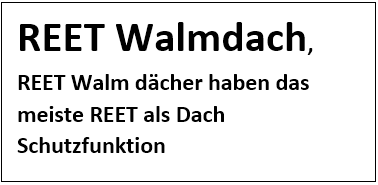 REET Walm dcher haben eine gefllige Form. Kupferfirste er-geben auch hier Langzeitschutz